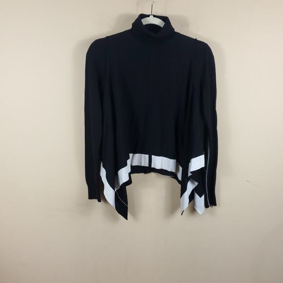 TOME Collective Black Handkerchief Sweater Size S - Picture 1 of 13